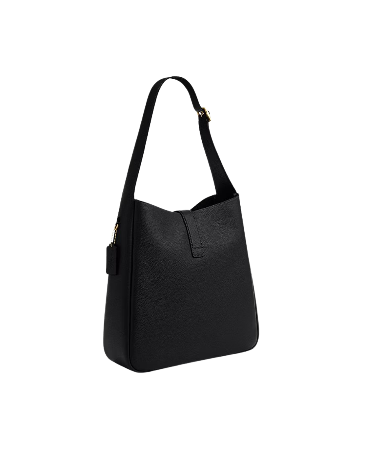 [100% Authentic or Money Back Guaranteed] Hadley Large Shoulder Bag in Black SV/Charcoal/Black (CCD65)