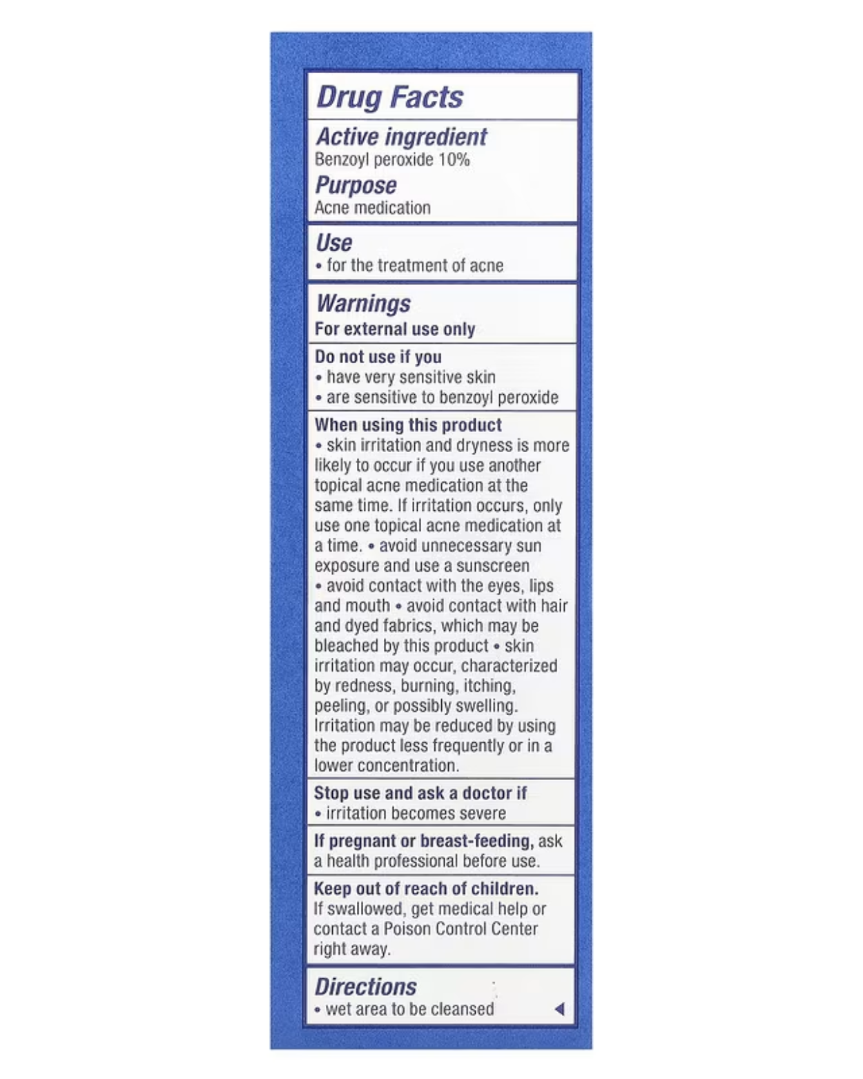 PanOxyl, Acne Foaming Wash, For Face & Body, Maximum Strength (Size: 28 g)