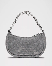 Lululemon City Essentials Nano Shoulder Bag Glitter in Dark Silver