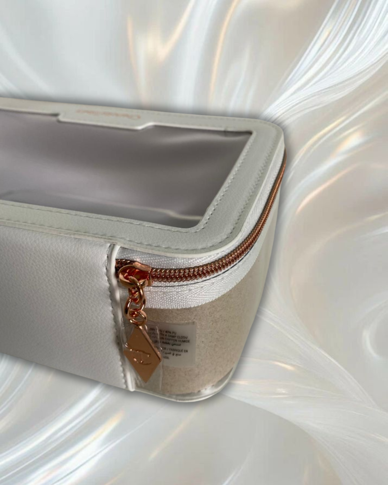 Charlotte's White Unreal Cosmetic Bag