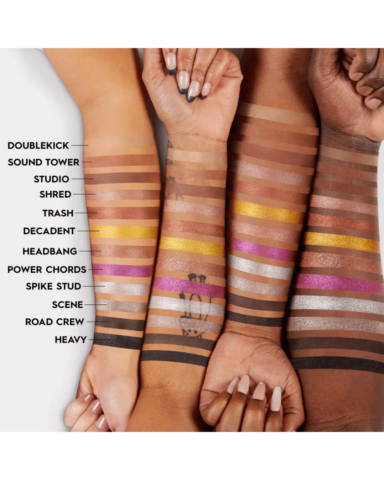 Ur ban De cay Cosmetics Naked Metal Mania Metallic Eyeshadow Palette