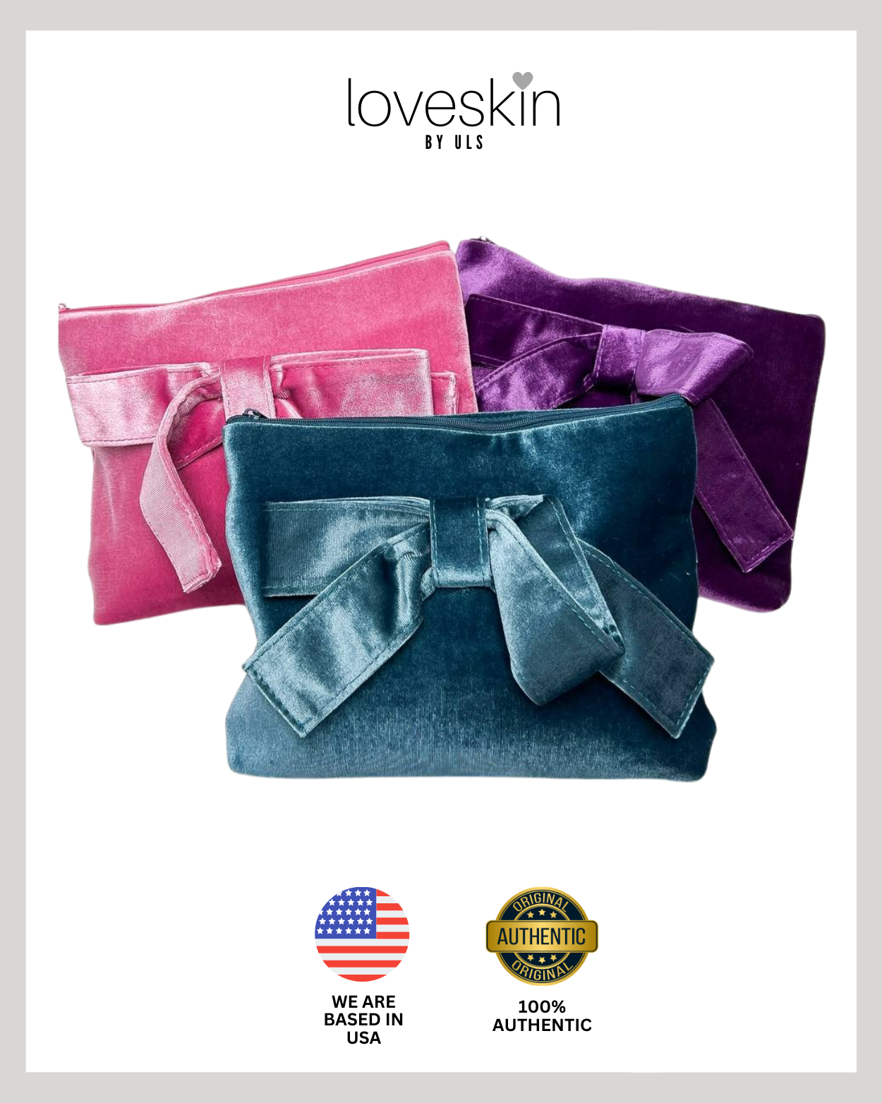 Ulta Velvet Makeup Bag