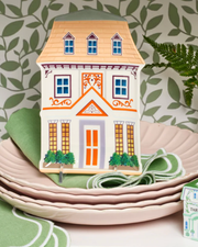 Lenox Spice Village House Accent Plates, Set of 4
