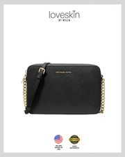 [100% Authentic ✅ or Money Back Guaranteed] Jet Set Large Saffiano Leather Crossbody Bag (35T8GTTC9L)