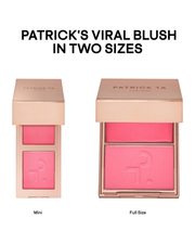 Patrick Ta Mini Major Headlines Double-Take Crème & Powder Blush Duo