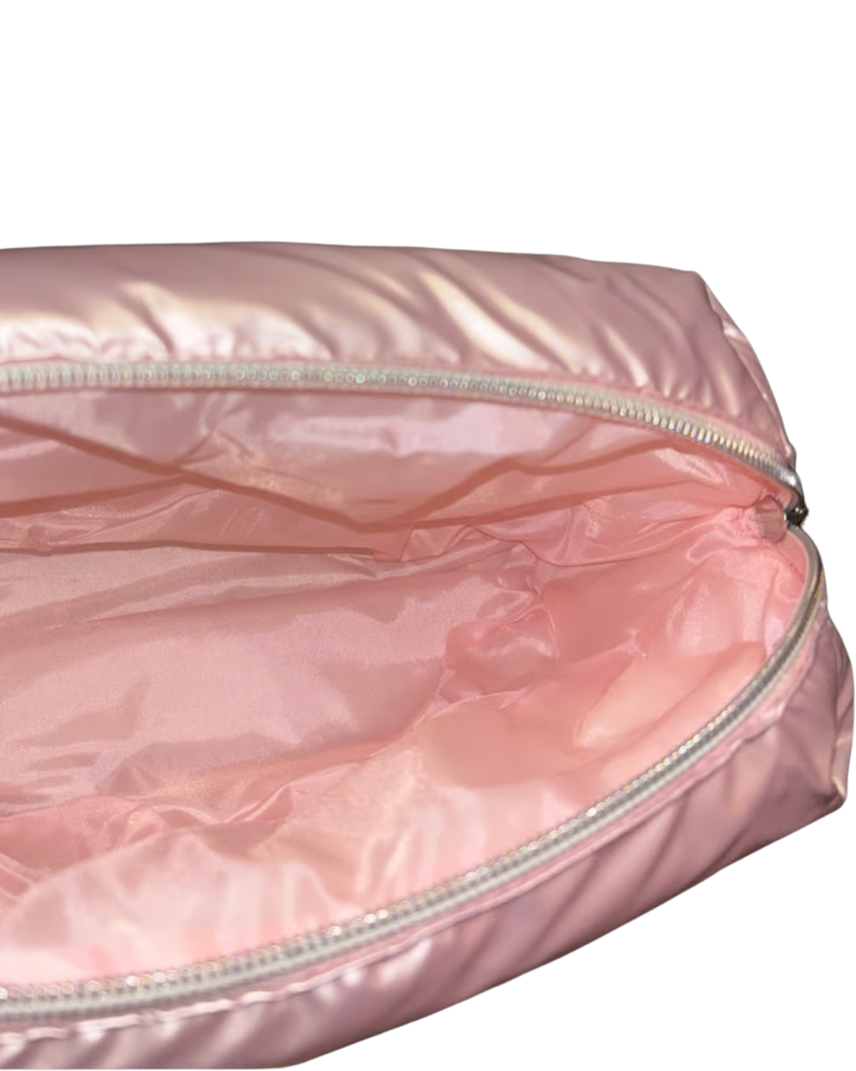 Marc Jacobs Fragrance Toiletry Bag Cosmetic Travel Case - Rose Gold Puffy