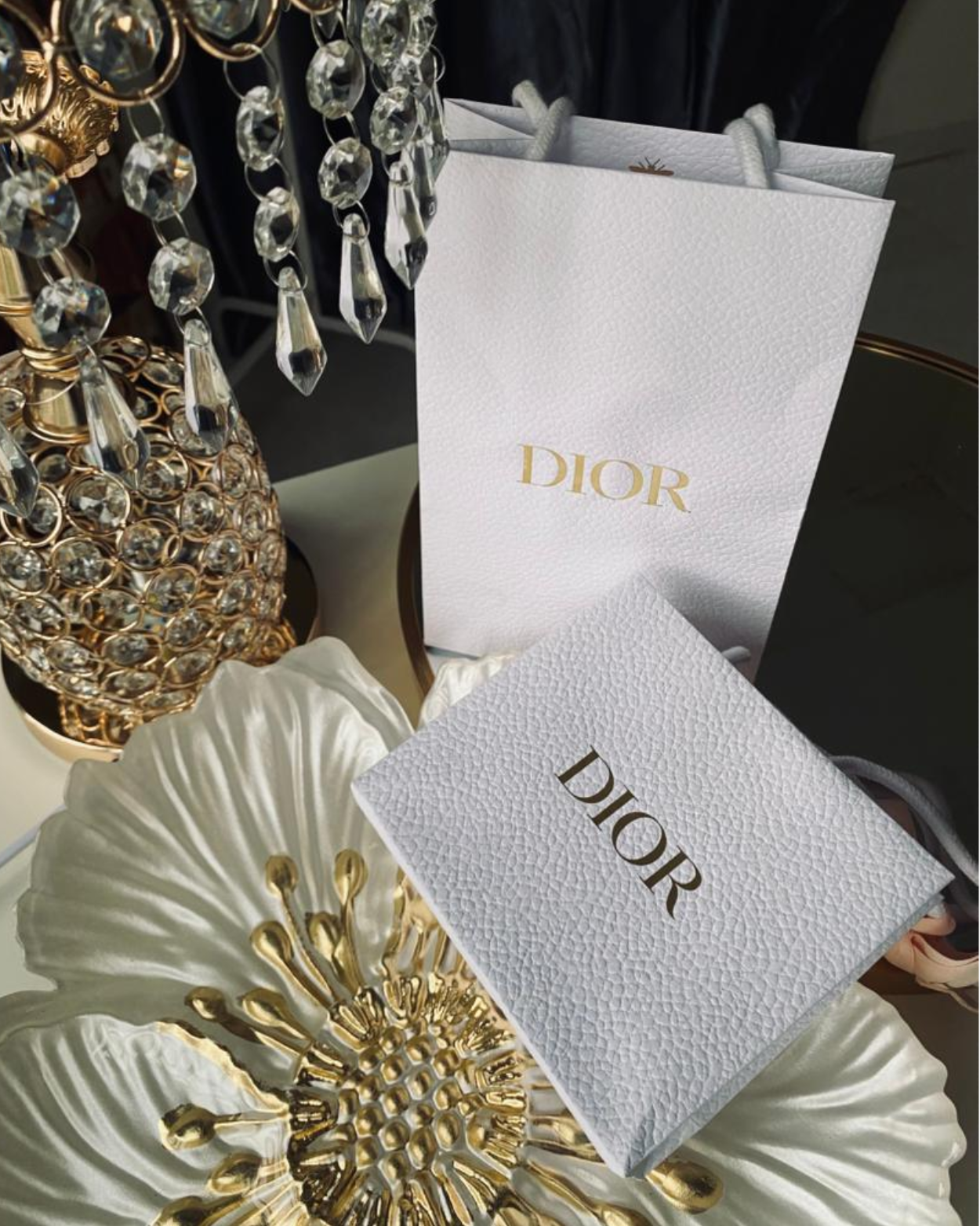 D I O R PAPER BAG (WHITE COLOUR)