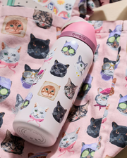 Owala UO Exclusive Cat Collage FreeSip 32 oz Water Bottle