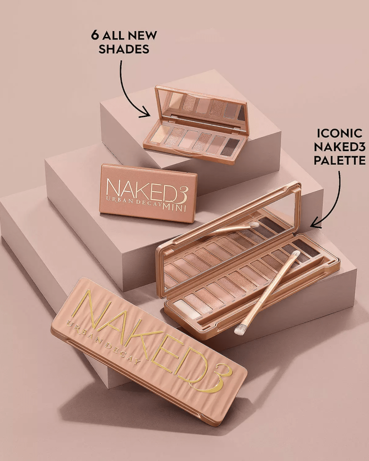 Urban Decay Mini Naked3 Eyeshadow Palette