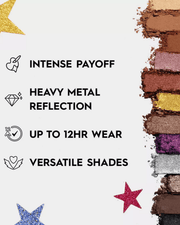 Ur ban De cay Cosmetics Naked Metal Mania Metallic Eyeshadow Palette