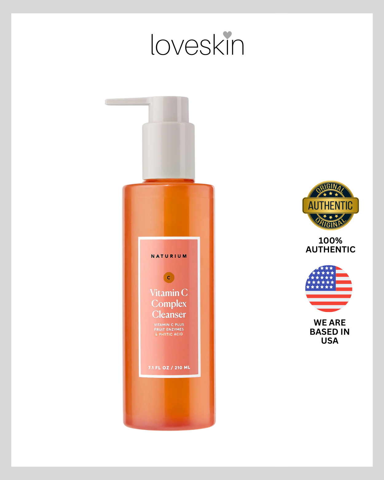 Naturium Vitamin C Complex Cleanser 210 ML / 7.1 FL OZ