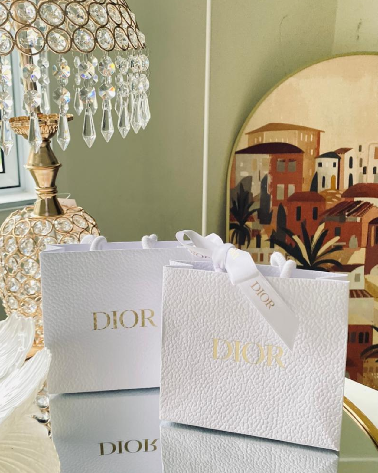 D I O R PAPER BAG (WHITE COLOUR)