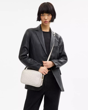[100% Authentic or Money Back Guaranteed] Jamie Camera Bag In Signature Canvas in signature canvas/Gold/White/Chalk (CZ186