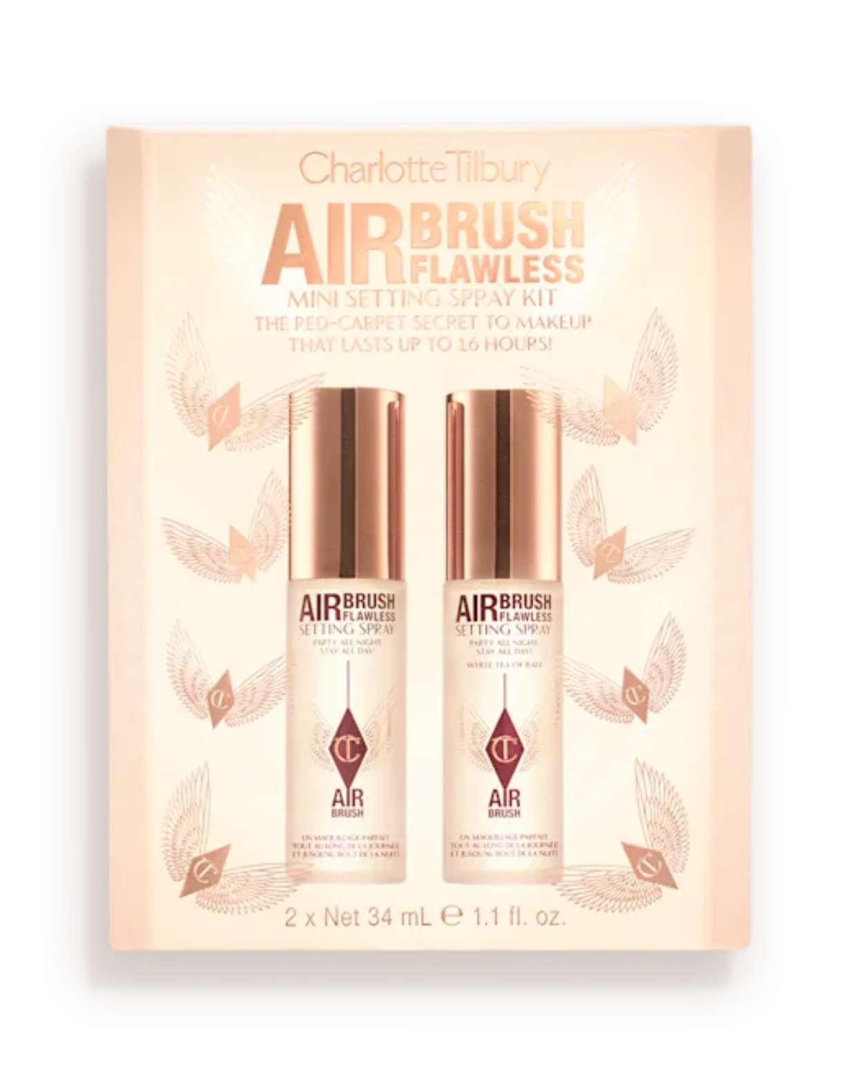 Charlotte's Travel Size Airbrush Flawless Setting Spray (Size: 34ml)