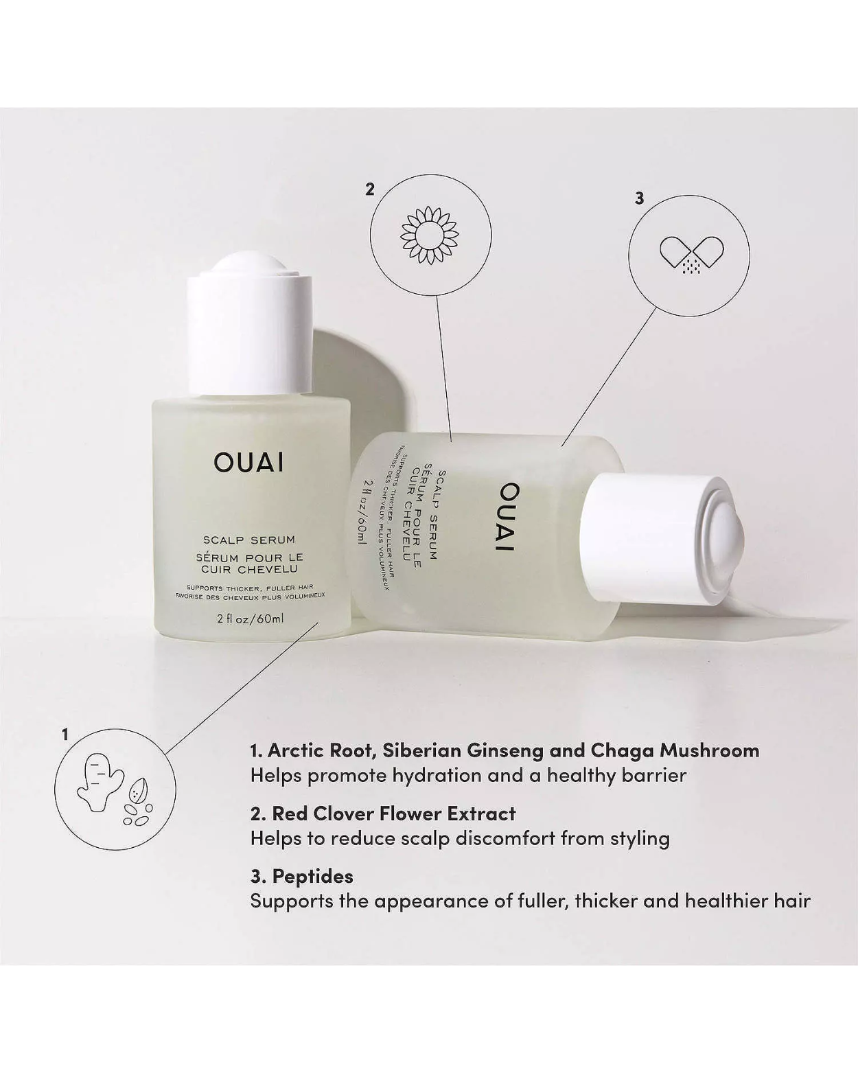 OUAI Detox Shampoo & Scalp Serum Hair Gift Set