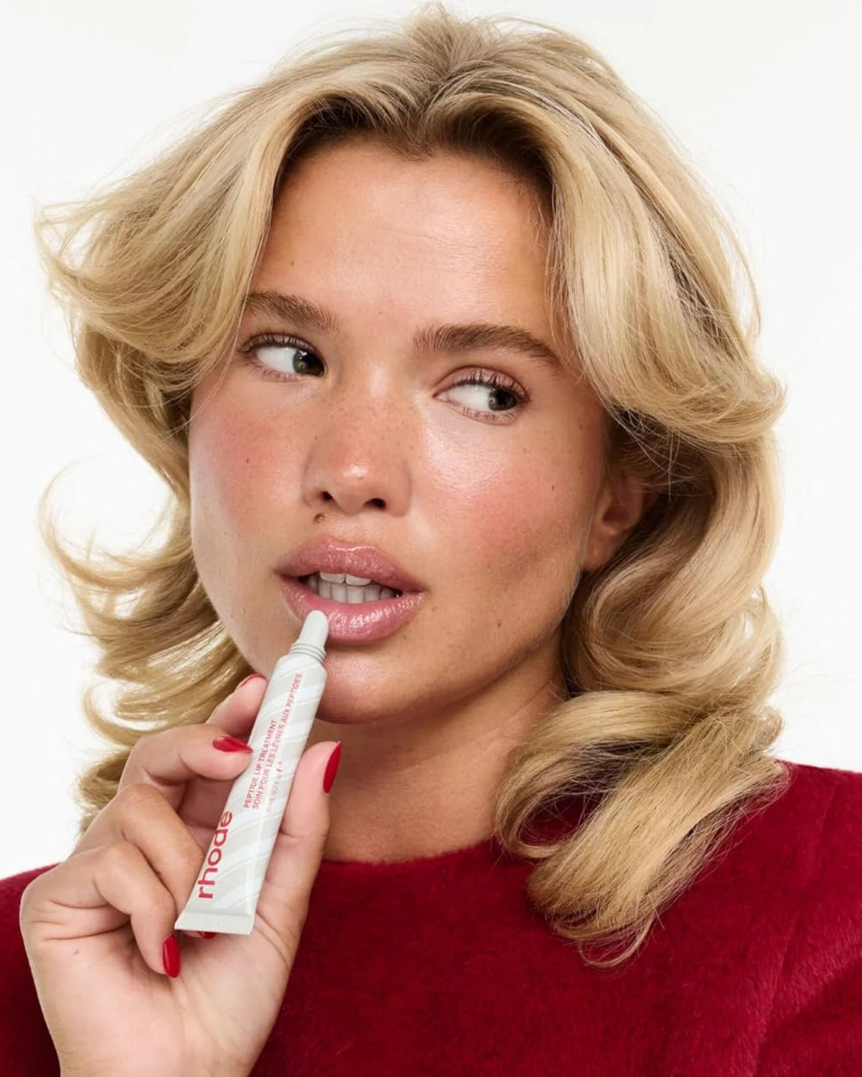 Rhode Holiday Duo: Glazing Milk and Peptide Lip Treatment in Peppermint Glaze (Luminous skin + shimmery lips)