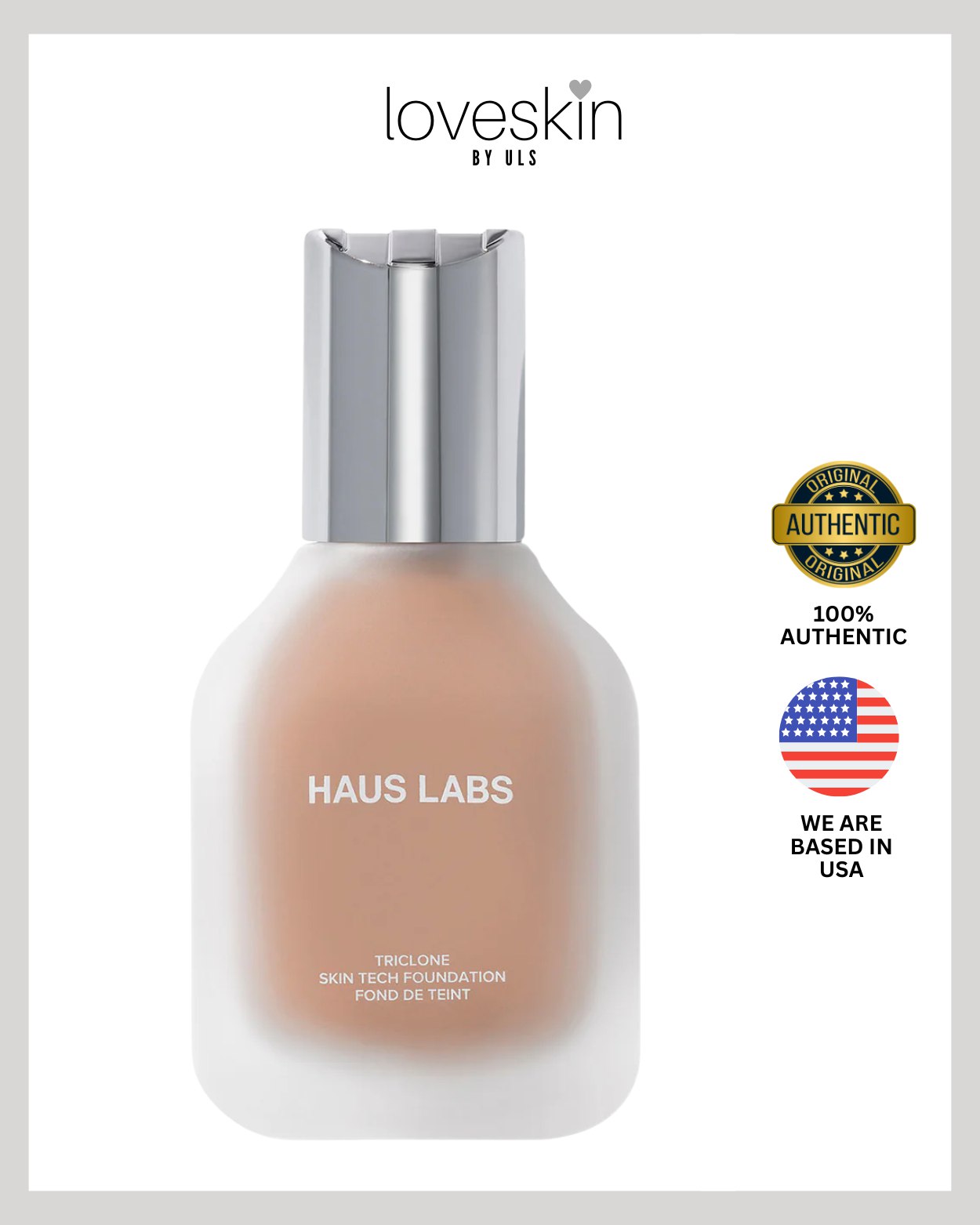 HAUS LABS BY LADY GAGA Triclone Skin Tech Medium Coverage Foundation with Fermented Arnica