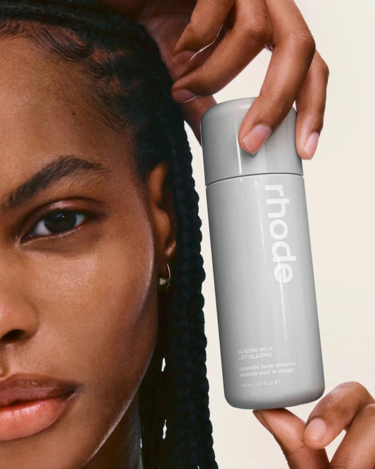 Rhode Holiday Duo: Glazing Milk and Peptide Lip Treatment in Peppermint Glaze (Luminous skin + shimmery lips)