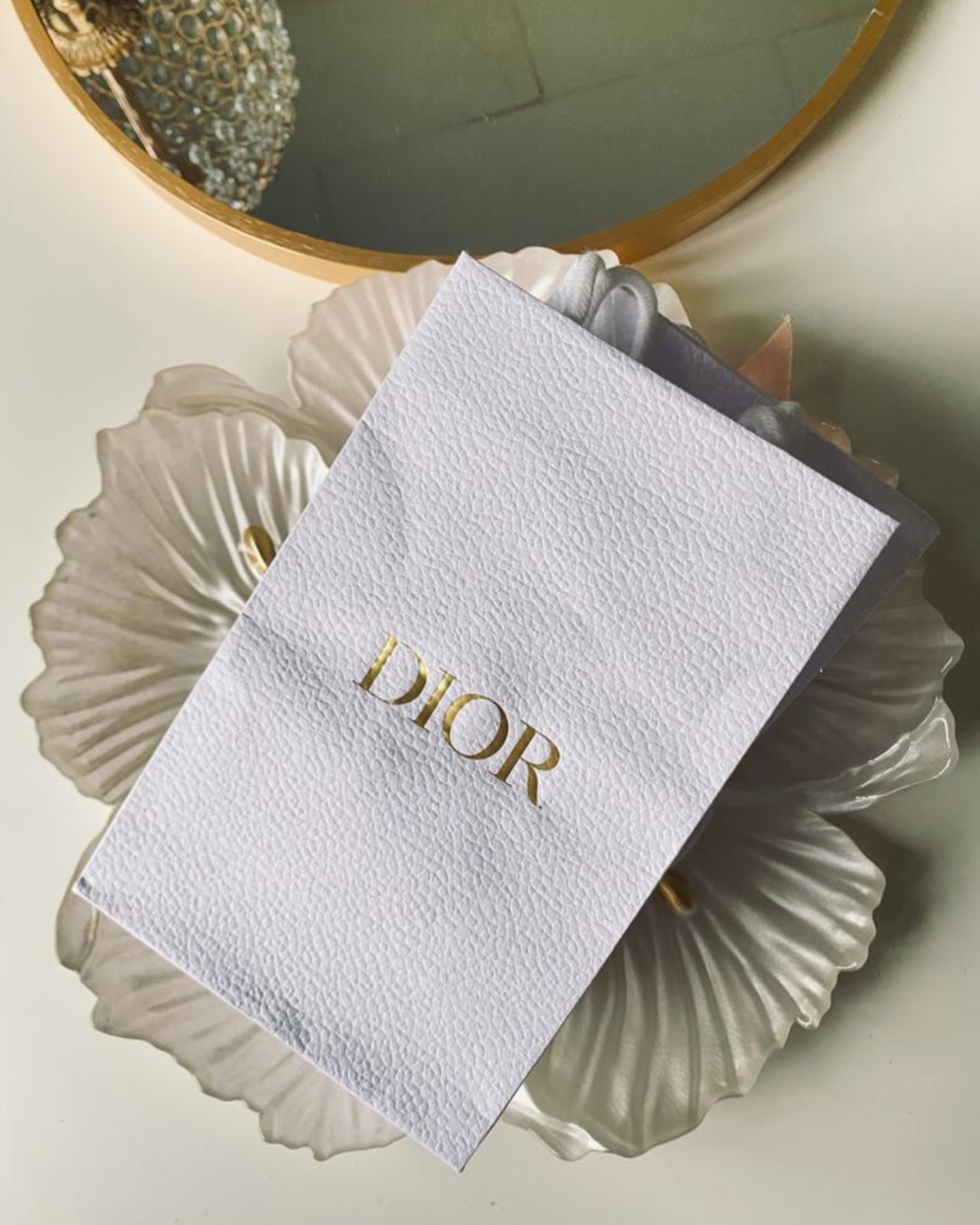 D I O R PAPER BAG (WHITE COLOUR)