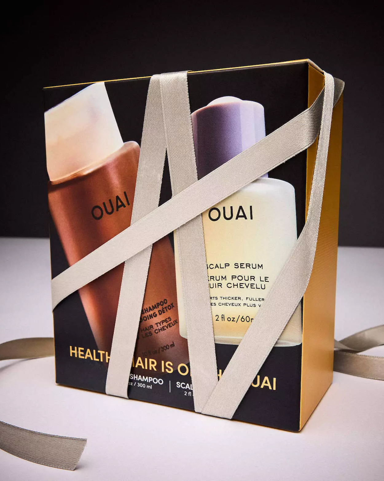 OUAI Detox Shampoo & Scalp Serum Hair Gift Set