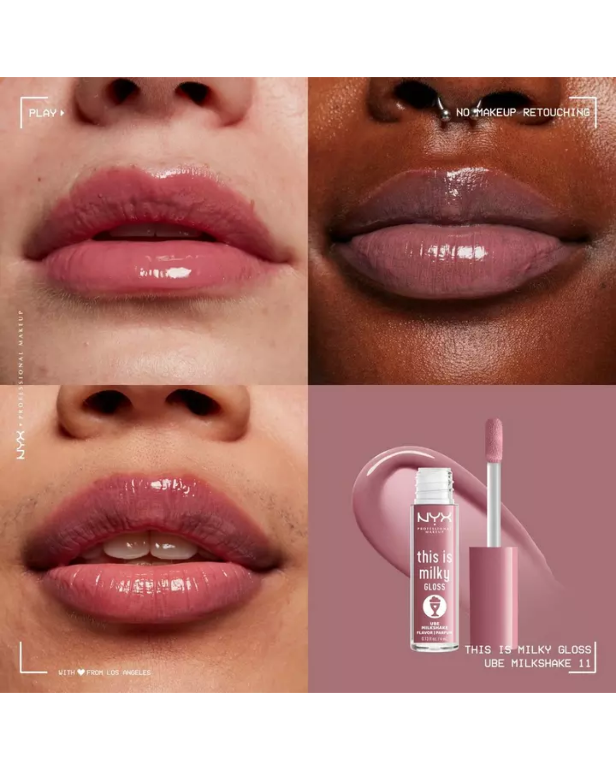 NYX Professional Makeup This is Milky Gloss Milkshakes Vegan Lip Gloss