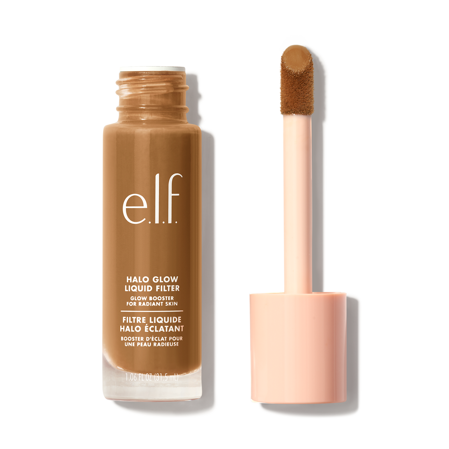 Halo Glow Liquid Filter Glow Booster- 5.5 Medium Tan