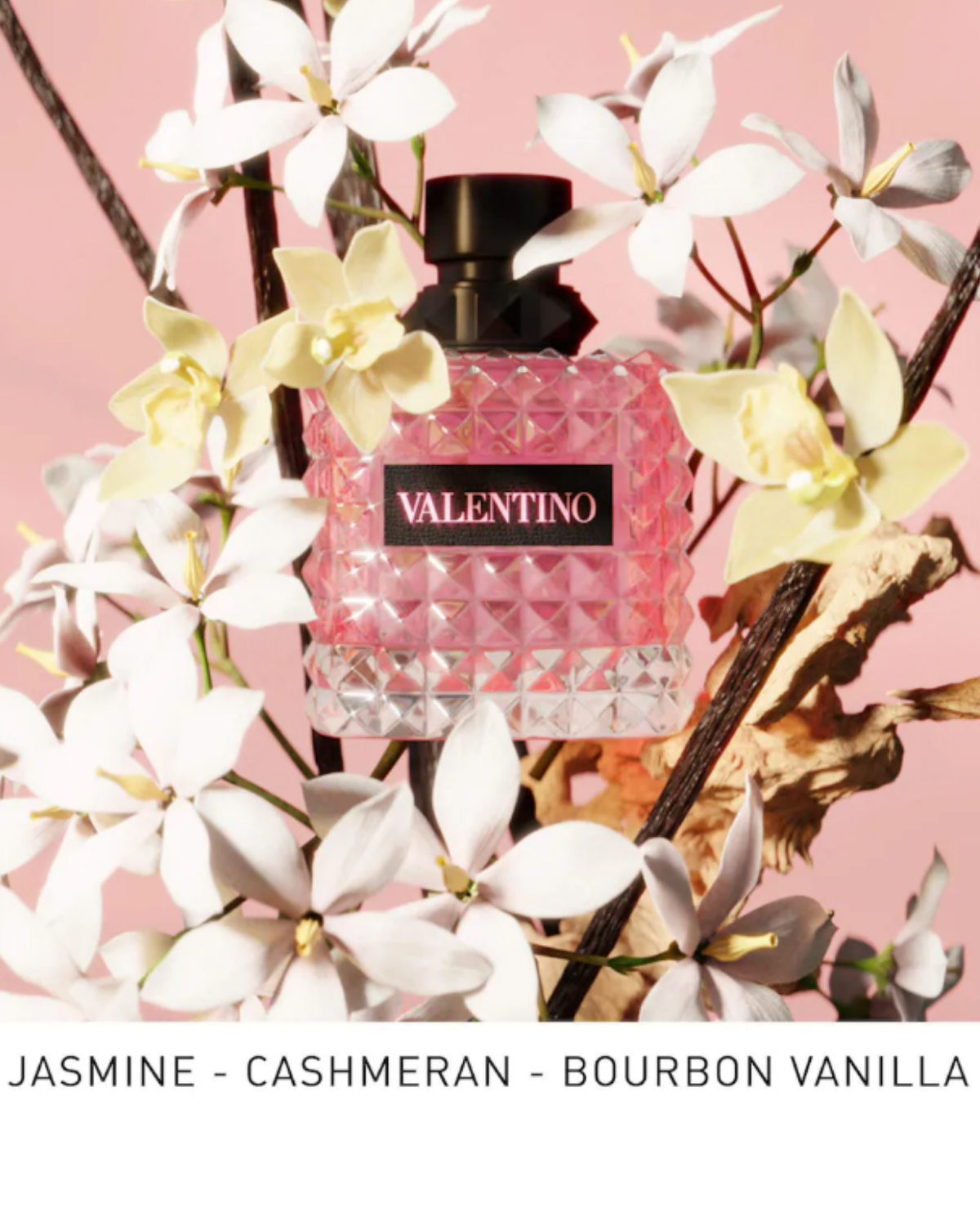 Valentino Donna Born in Roma Eau de Parfum with Bourbon Vanilla & Jasmine (Size: 100ml)