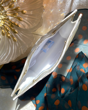 YSLoveskin Cosmetic White Gold Zip Pouch Clutch Makeup Bag