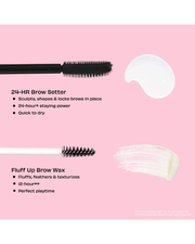 Bine Fit Cosmetics  24-HR Brow Setter Clear Brow Gel with Lamination Effect (Size: 7ml)