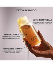 OUAI Detox Shampoo & Scalp Serum Hair Gift Set