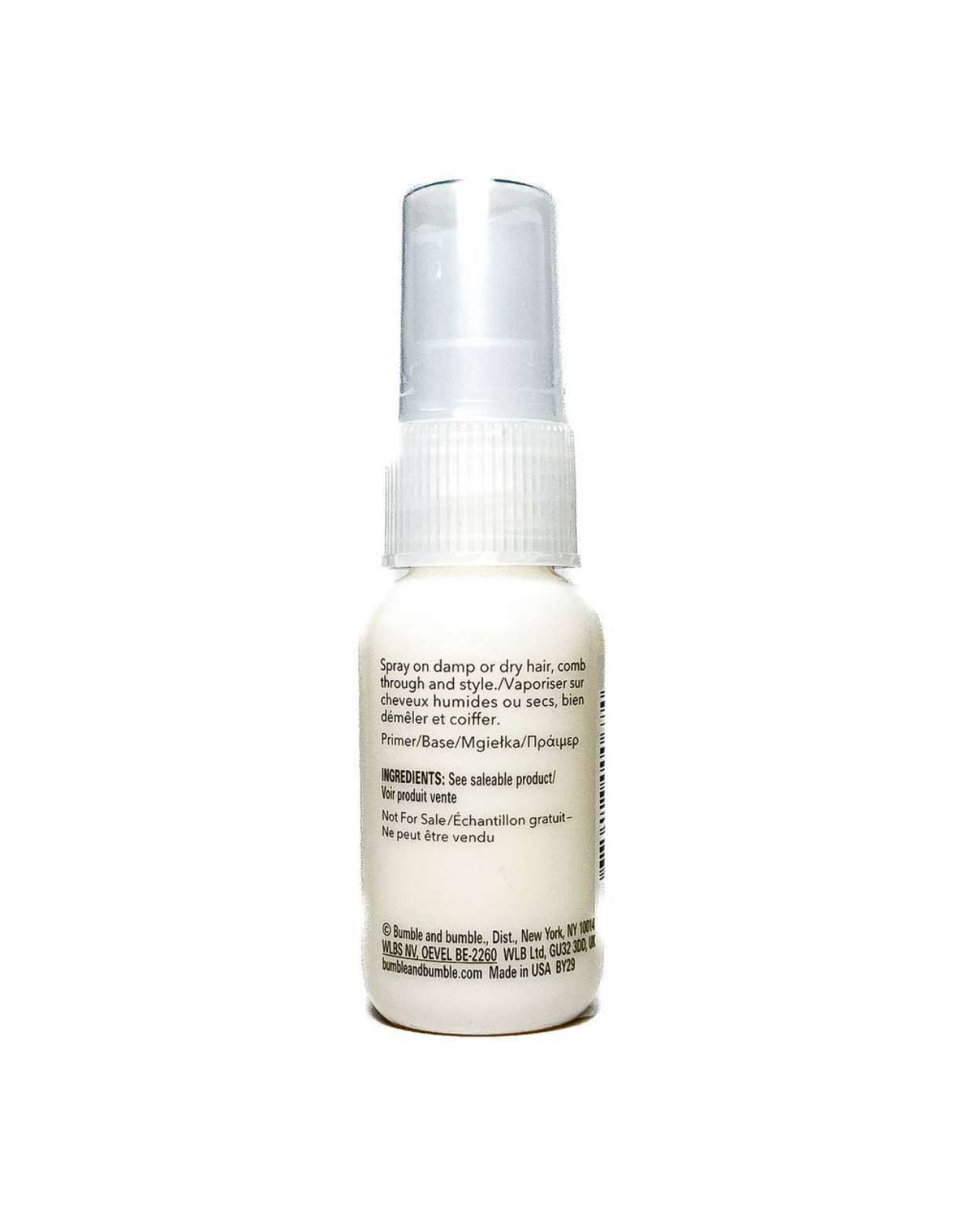 Bb. Hairdresser's Invisible Oil Heat/UV Protective Hair Primer Leave-In Conditioner 30ml/1oz
