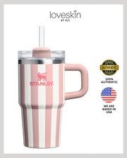 Stanley 20 oz. Quencher H2.0 FlowState Tumbler - Oasis Collection in Peach Whip Cabana Gloss