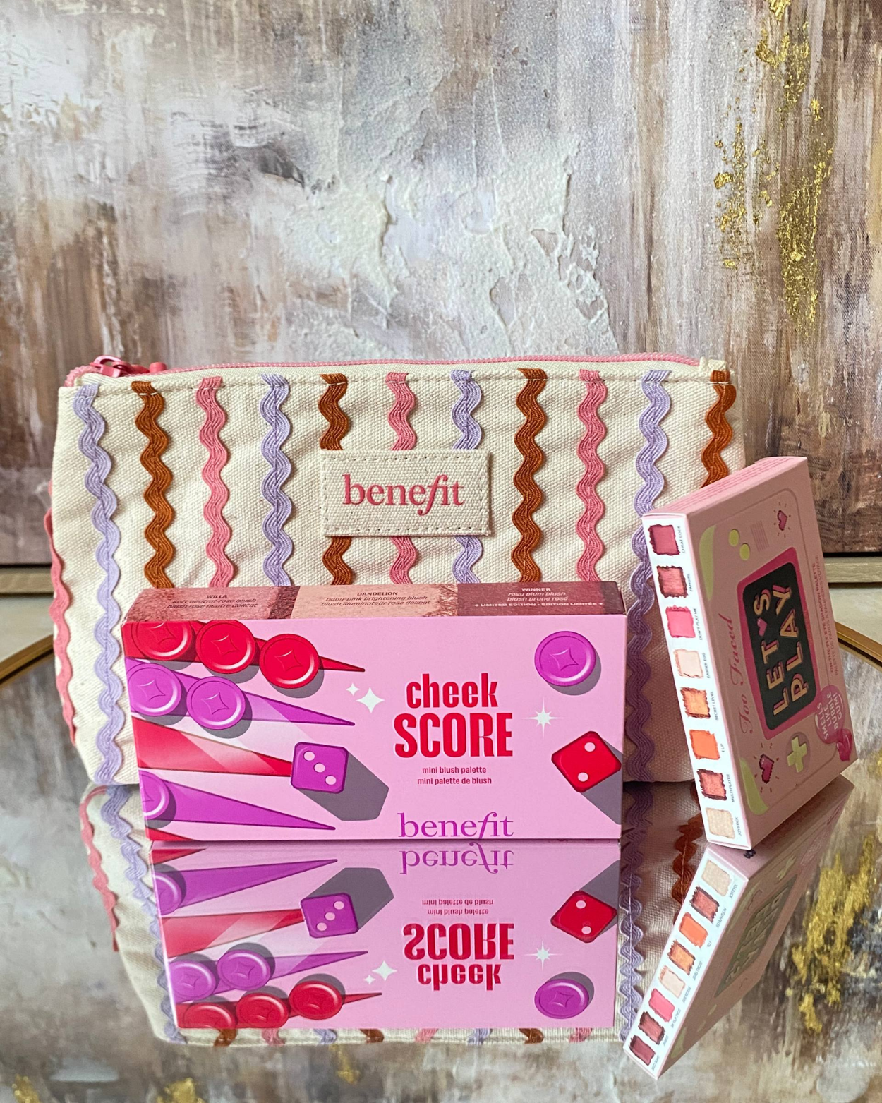 BENEFIT COLOURING POUCH BAG