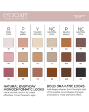 (Incoming Stock: ETA 30 Days) NATASHA DENONA EYE SCULPT TEXTURE AND TONE EYESHADOW PALETTE
