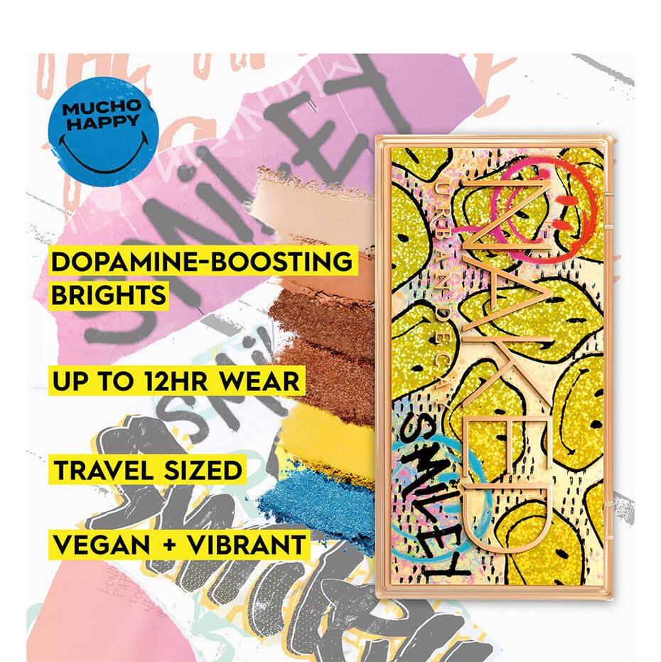 UR BAN DE CAY X SMILEY® NAKED MINI EYESHADOW PALETTE SHADE NAKED MUCHO HAPPY