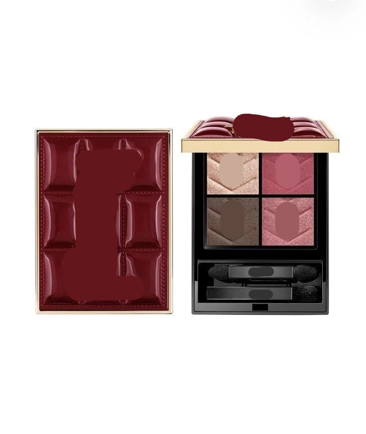 YSLoveskin Couture Mini Clutch Eyeshadow Palette 1982 Burgundy Millesime