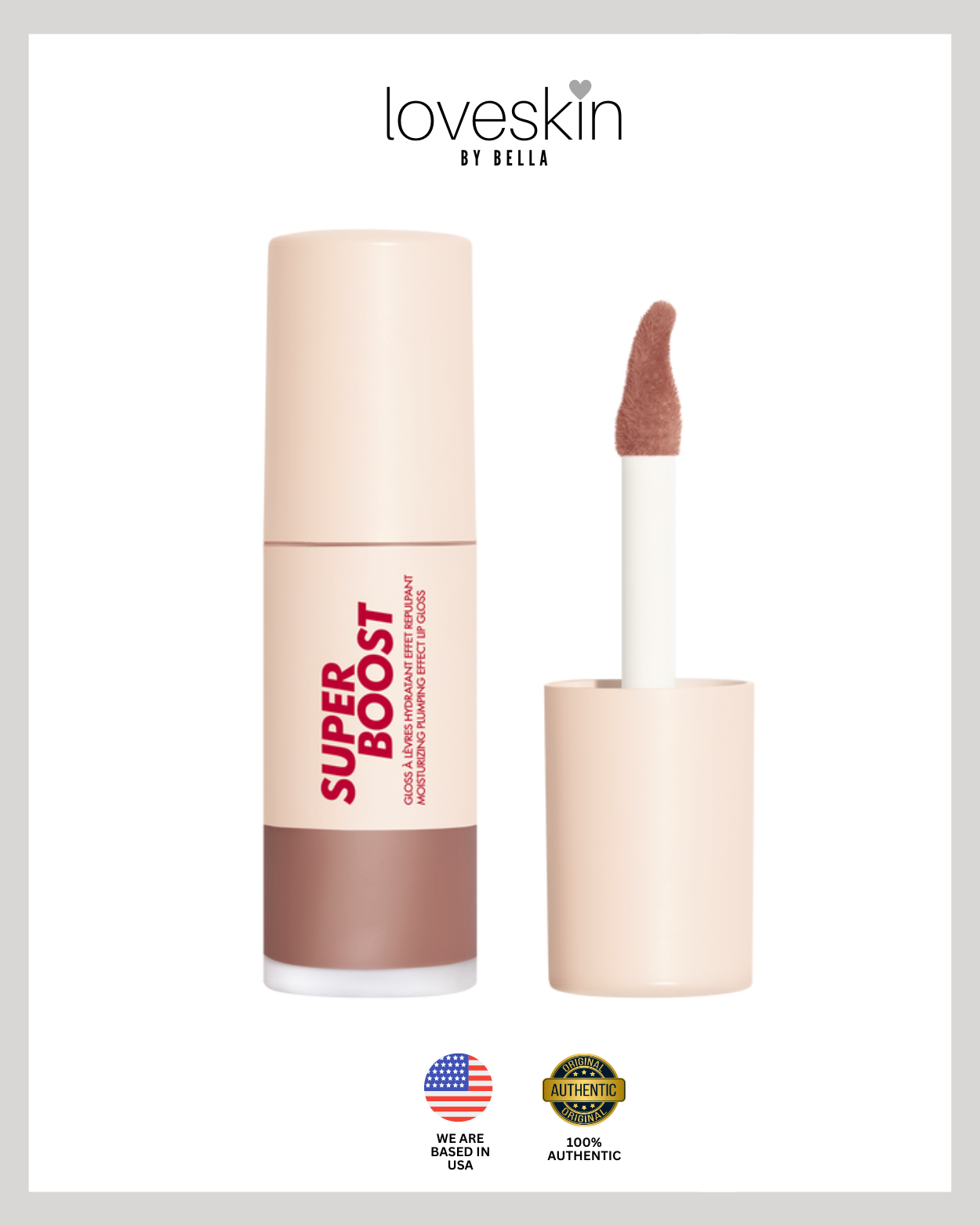 Make Up For Ever Super Boost Lip Gloss Mini | 06 - Wherever Walnut - Rose