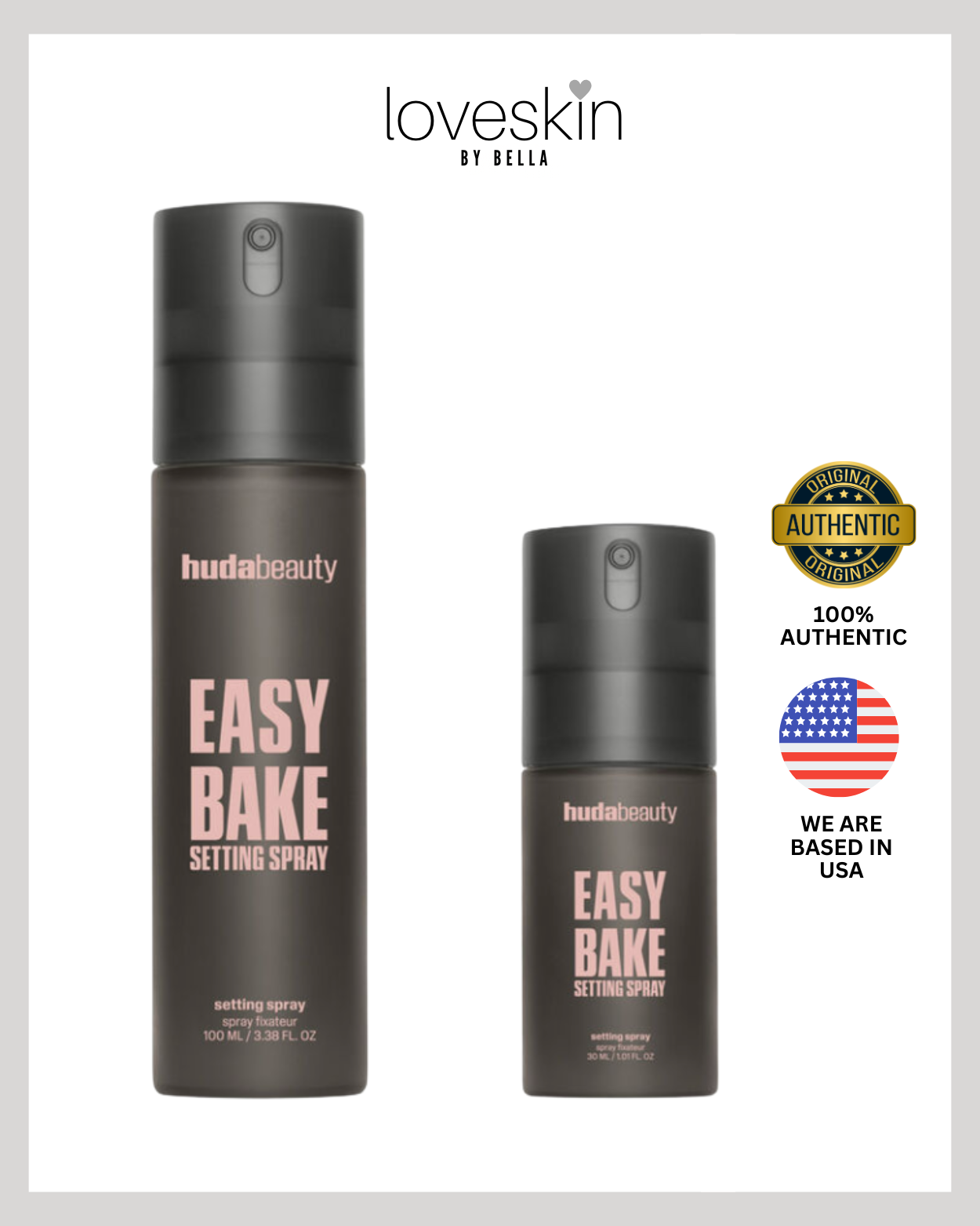 Huda Beauty Easy Bake Setting Spray with 16-Hour Wear