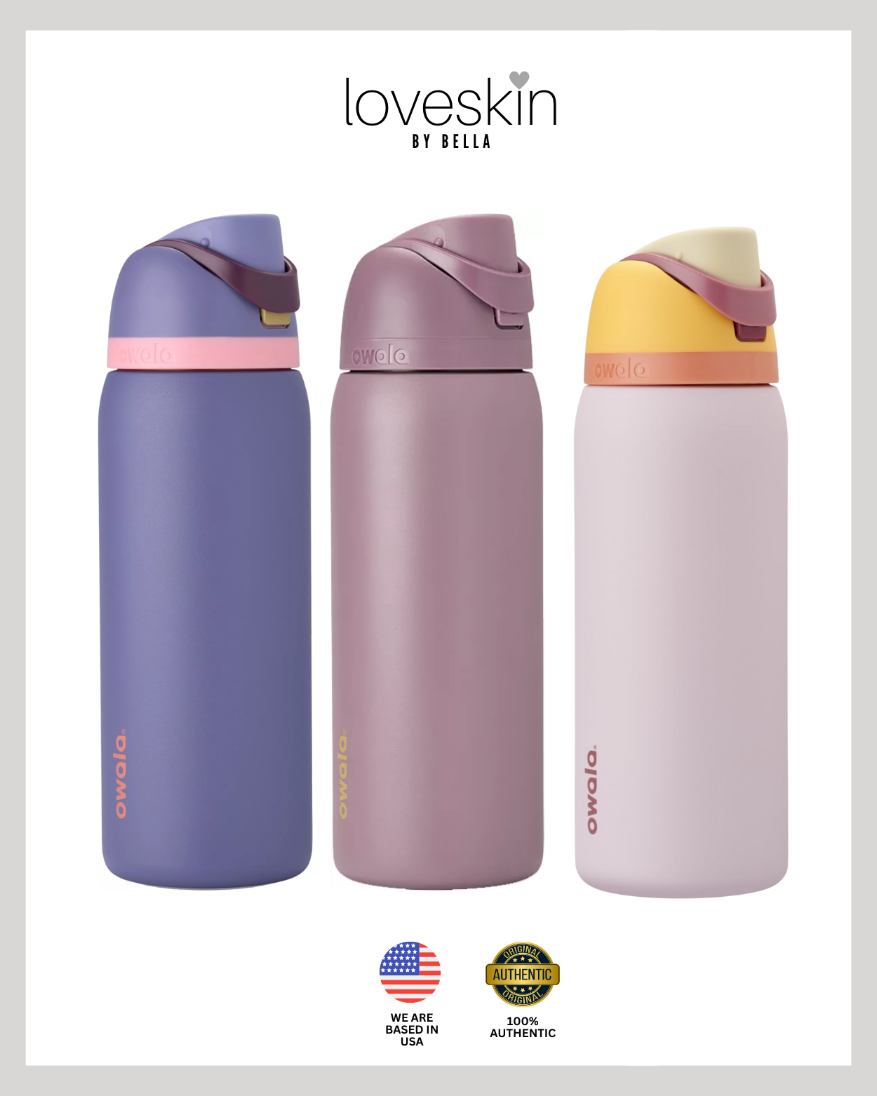 Owala 32 oz. FreeSip Stainless Steel Water Bottle