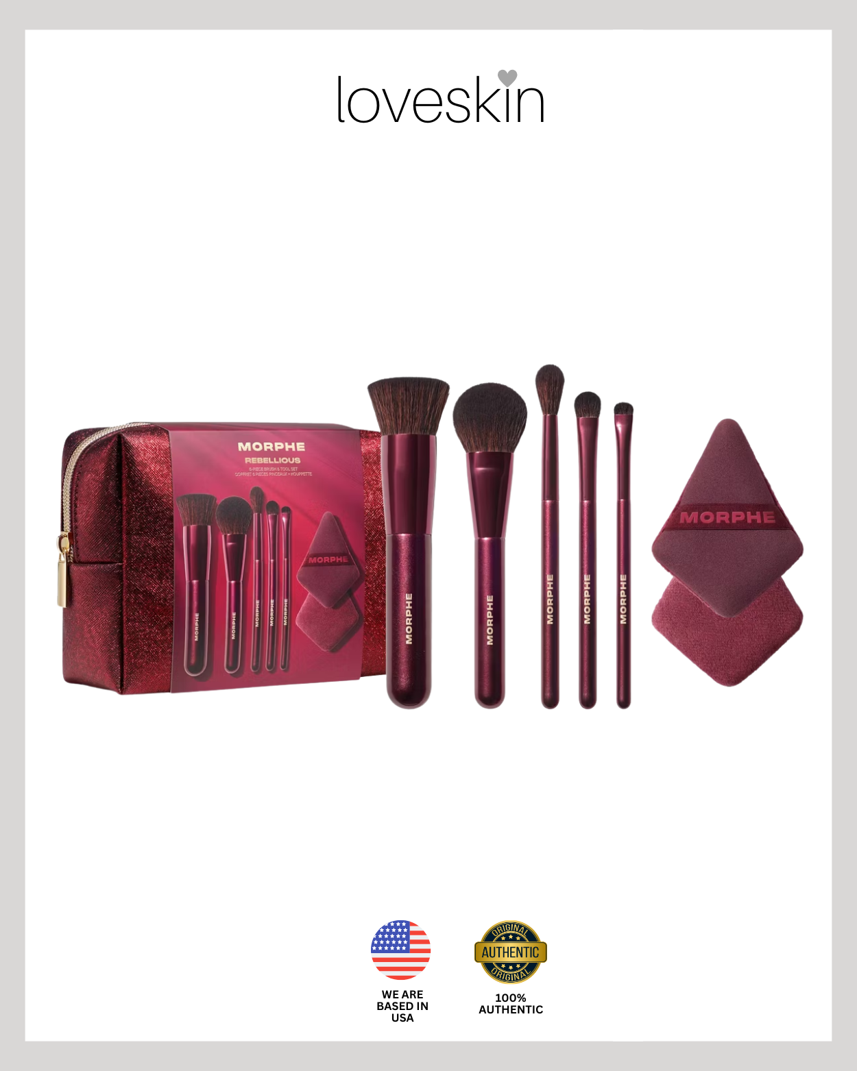 Morphe Rebellious 6-Piece Brush & Tool Set