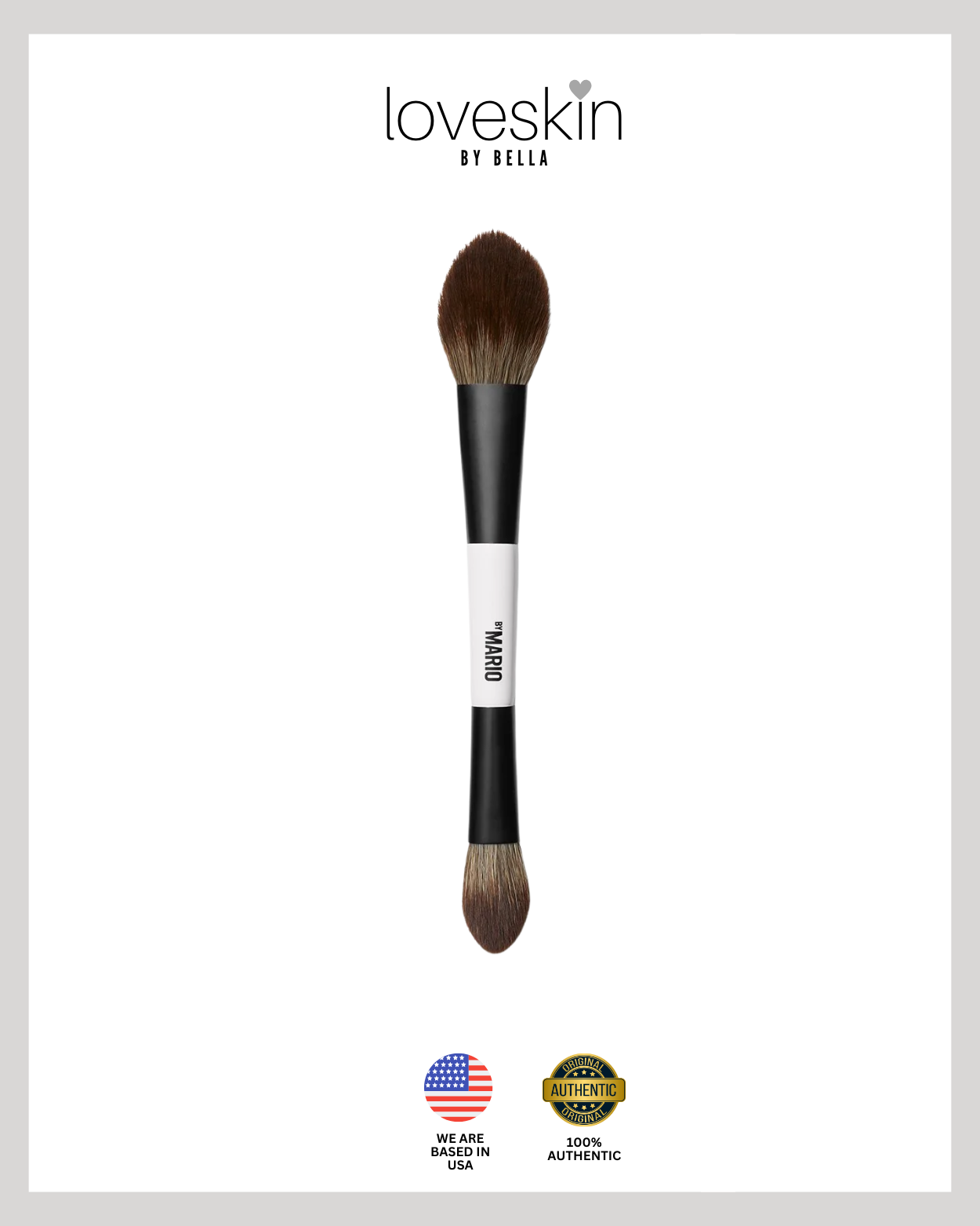 MAKEUP BY MARIO F3 Dual-Ended Precision Powder Brush
