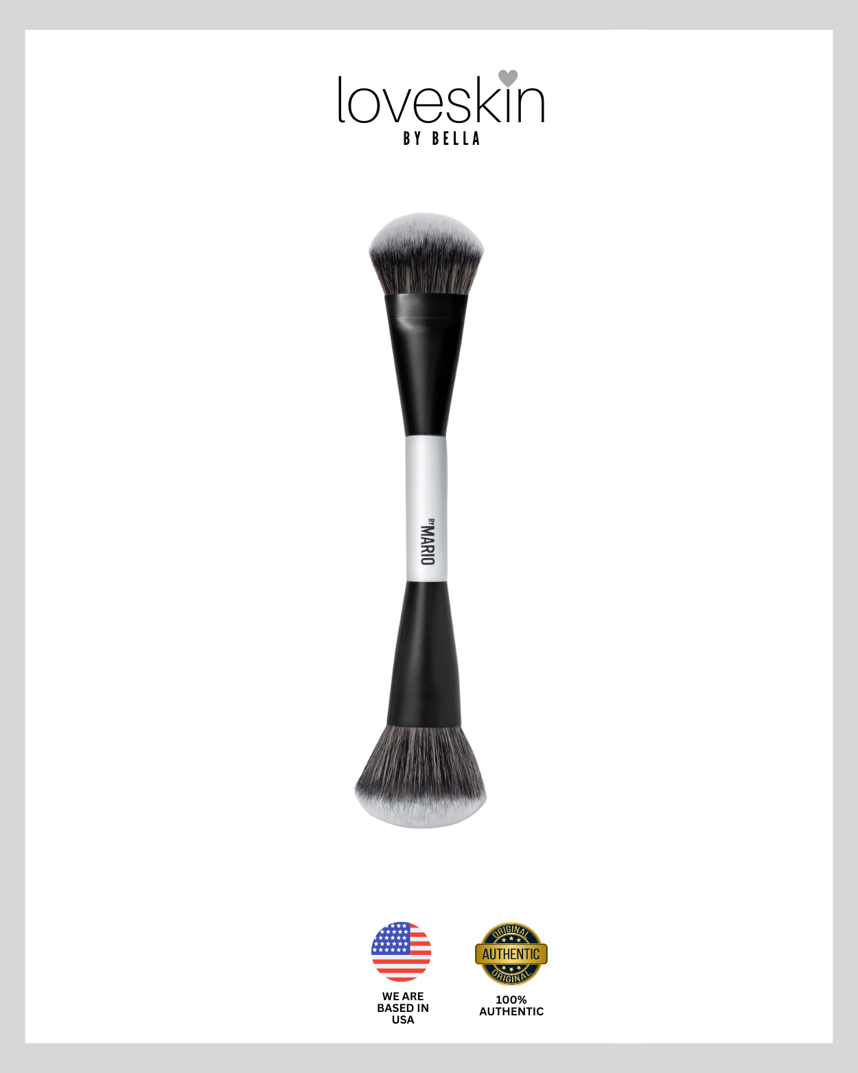MAKEUP BY MARIO  F4 Dual-Ended Foundation and Face Brush