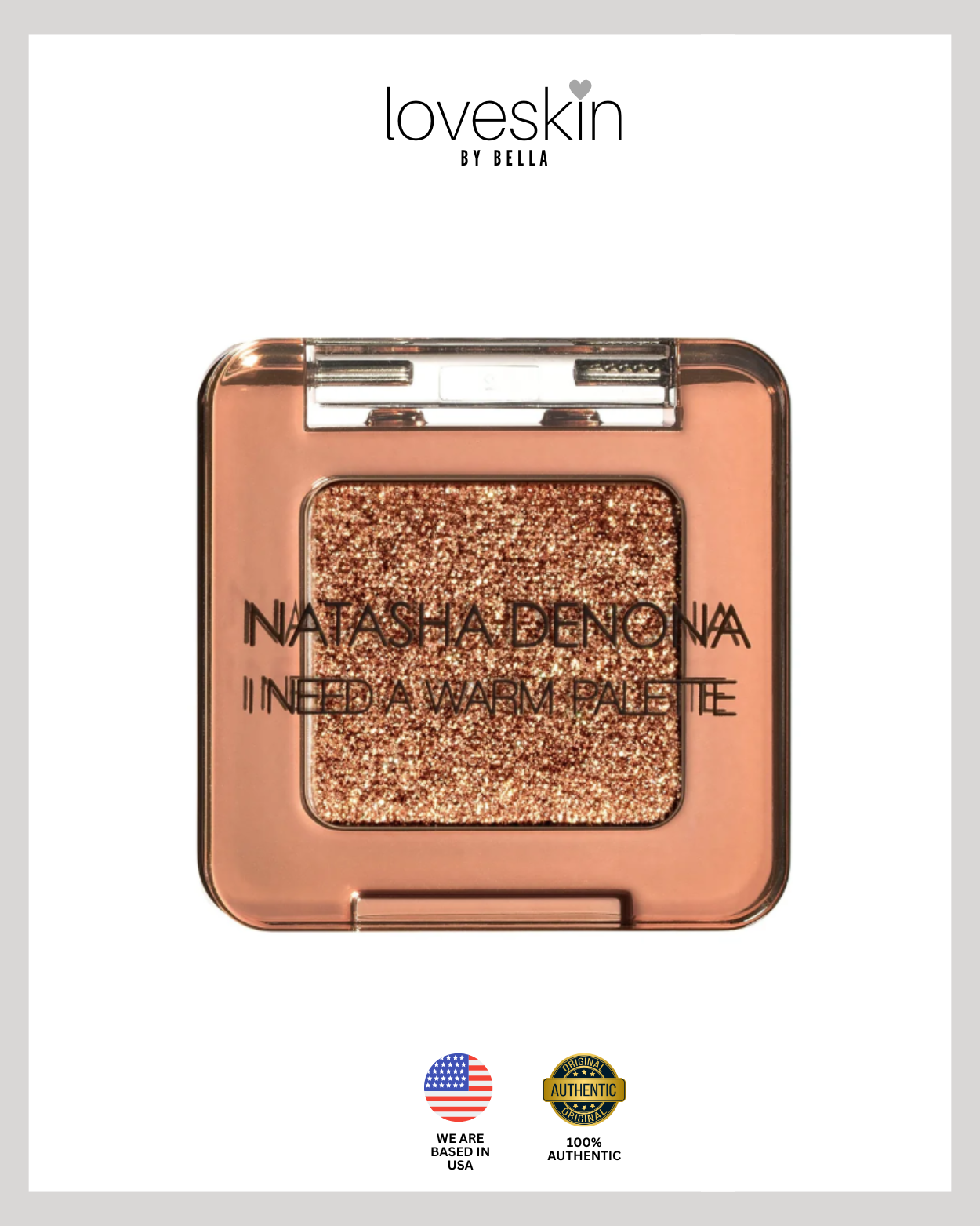 NATASHA DENONA I NEED A WARM EYESHADOW PALETTE SAMPLE (Size: 0.4g)