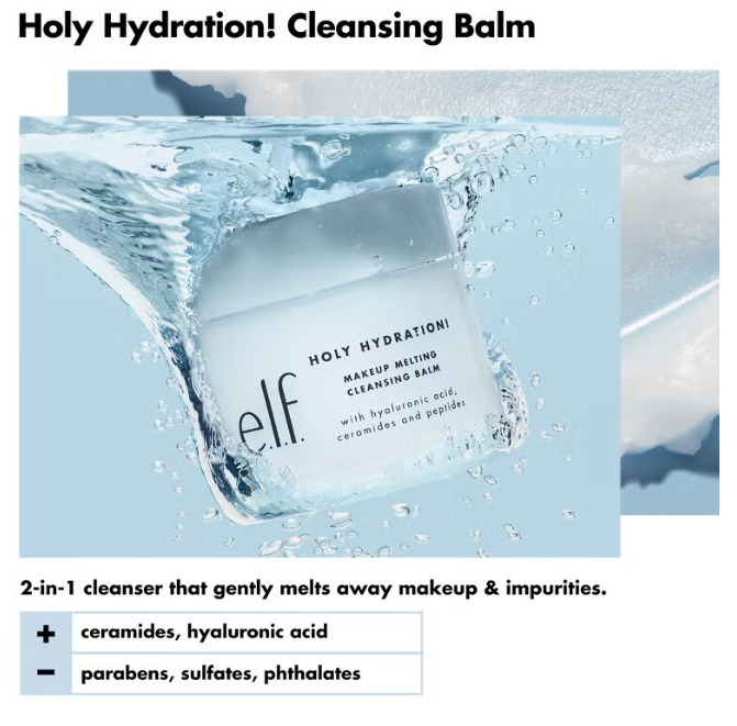 e.l.f Holy Hydration Makeup Melting Cleansing Balm Size 13g/0.45oz