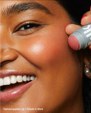 Milk Makeup Lip + Cheek 2in1 Cream Blush and Lip Tint Shade Werk Dusty Rose (Size: 3g)