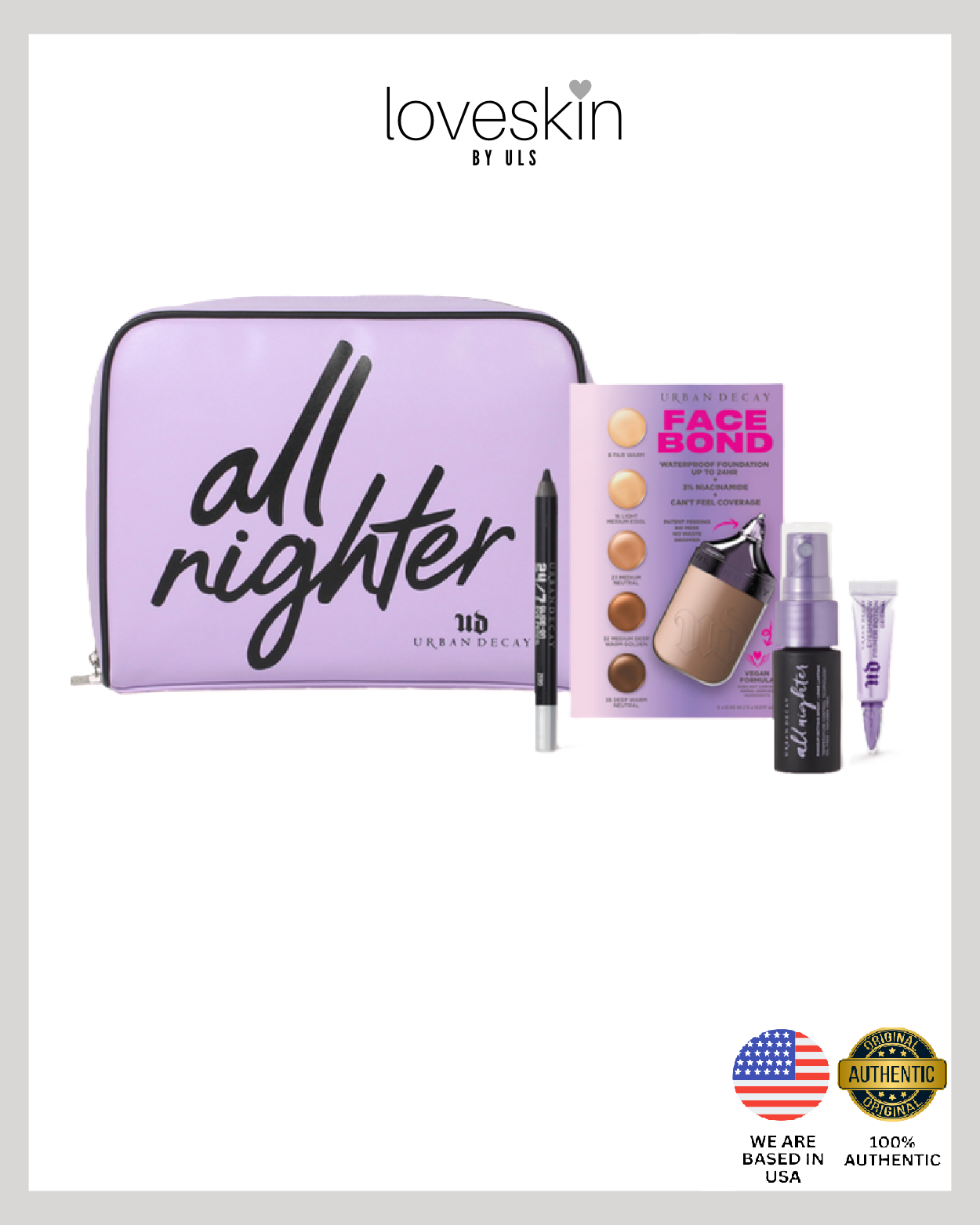 Urban Decay All Nighter 5-Pcs Gift Set