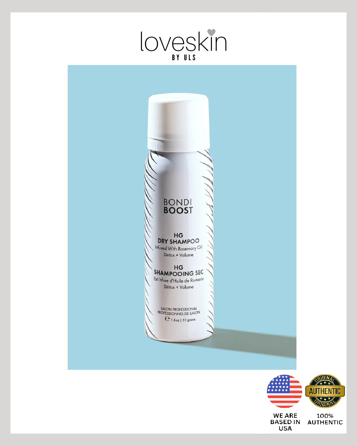 Bondi Boost HG Dry Shampoo with Rosemary Oil (Size 51g/1.8oz)