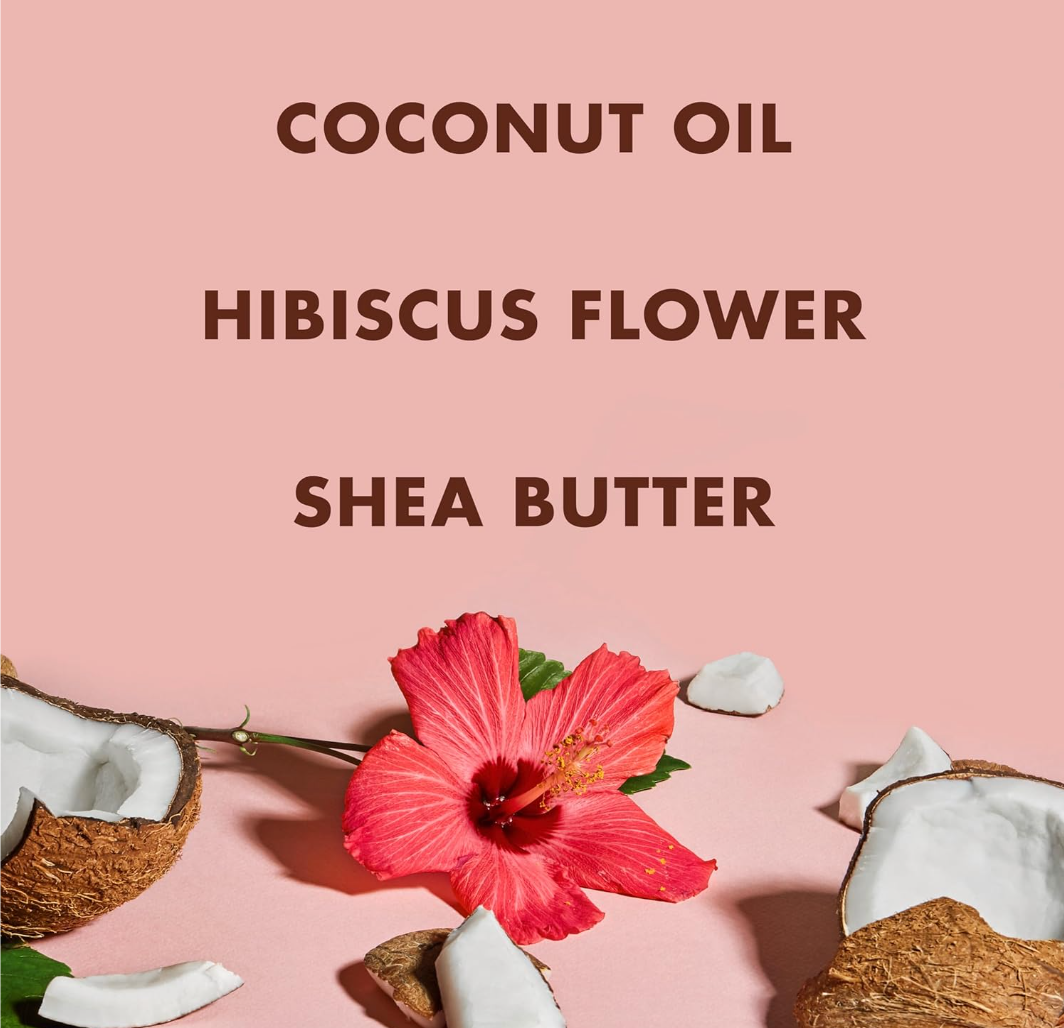 Shea Moisture Coconut & Hibiscus Curl & Shine Conditioner with Silk Protein and Neem Oil (Size 95ml/3.2oz)