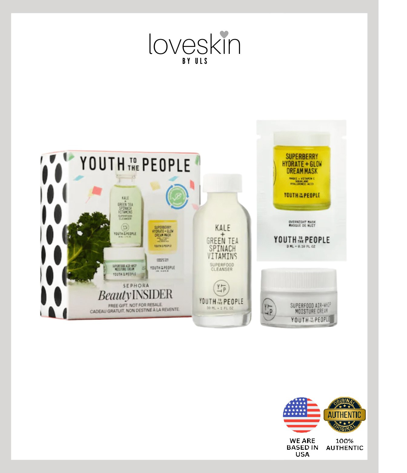Youth To The People Cleanse & Hydrate Skincare Birthday Set