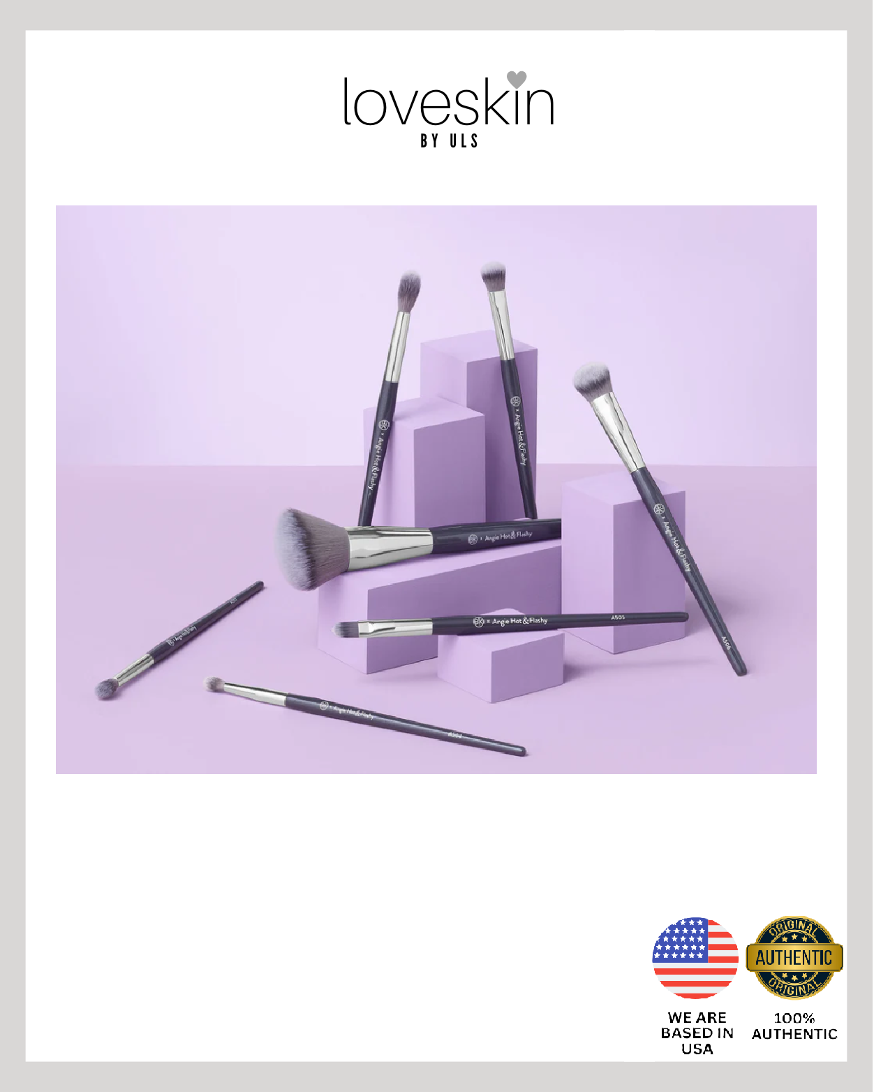 BK Beauty Angie Hot & Flashy Brush Set (7PC)